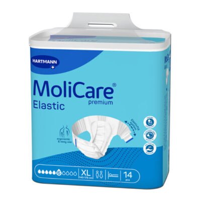 Fraldas MOLICARE PREMIUM 6 GOTAS XL (14 uni)