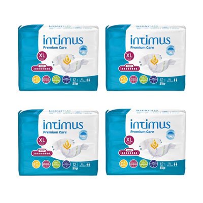 Fraldas INTIMUS MAXI XL (4x12 uni)