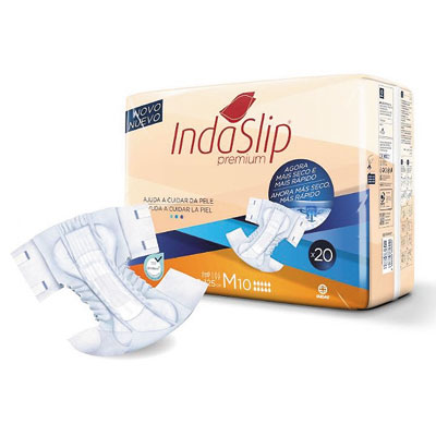 Fraldas INDASLIP PREMIUM M10 (20 uni)