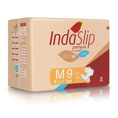 Fraldas INDASLIP PREMIUM M9 (20 uni)