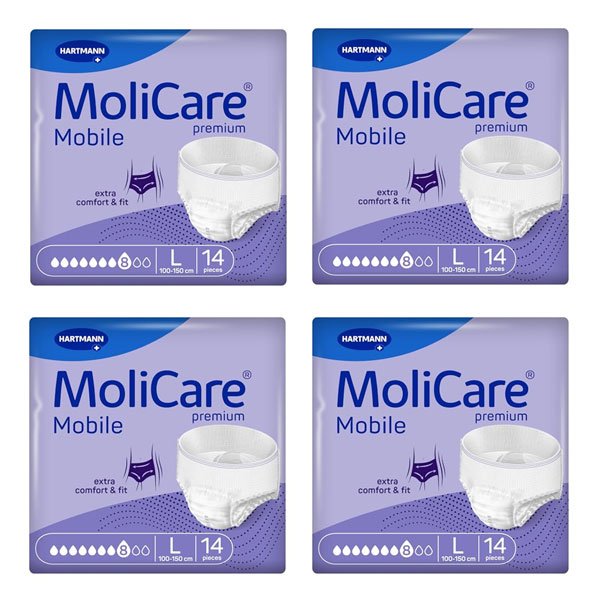MOLICARE cuecas fraldas 8G L pack