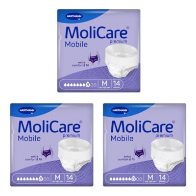 MOLICARE cuecas fraldas 8G M pack