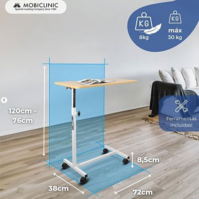 mobiclinic mesa de apoio a cama MESETA
